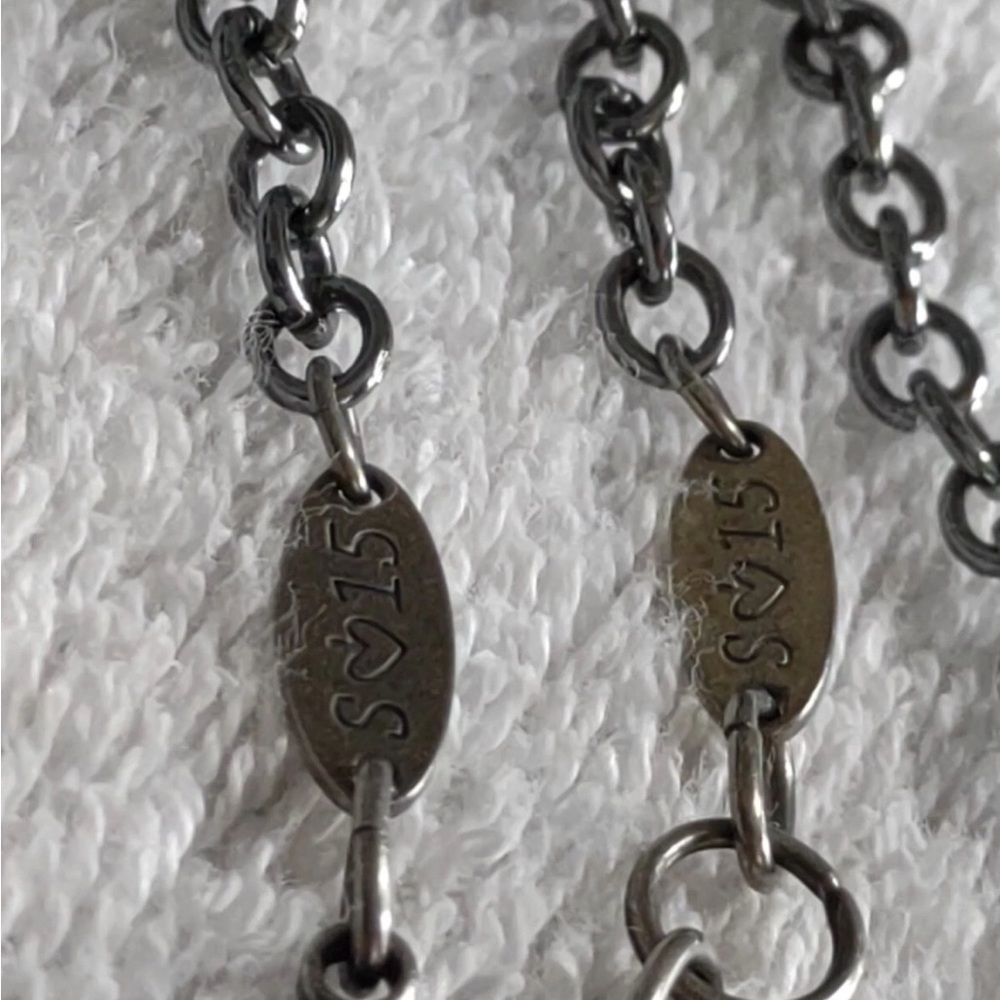 Sabika Silver Butterfly Necklace with Multicolor Accents - Picture 5 of 6